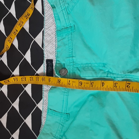 AEROPOSTALE BLUE MIDI TWILL SHORTS, SIZE 8 - Picture 8 of 10